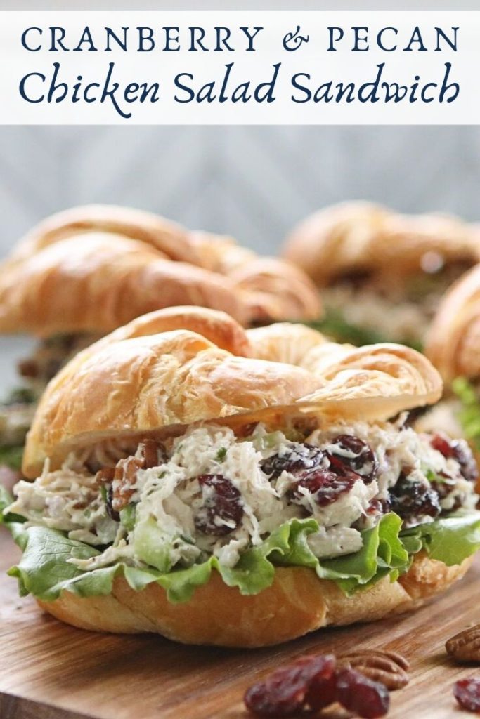 Cranberry & Pecan Chicken Salad Sandwich 