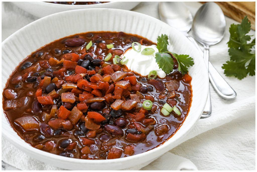 Three bean chili