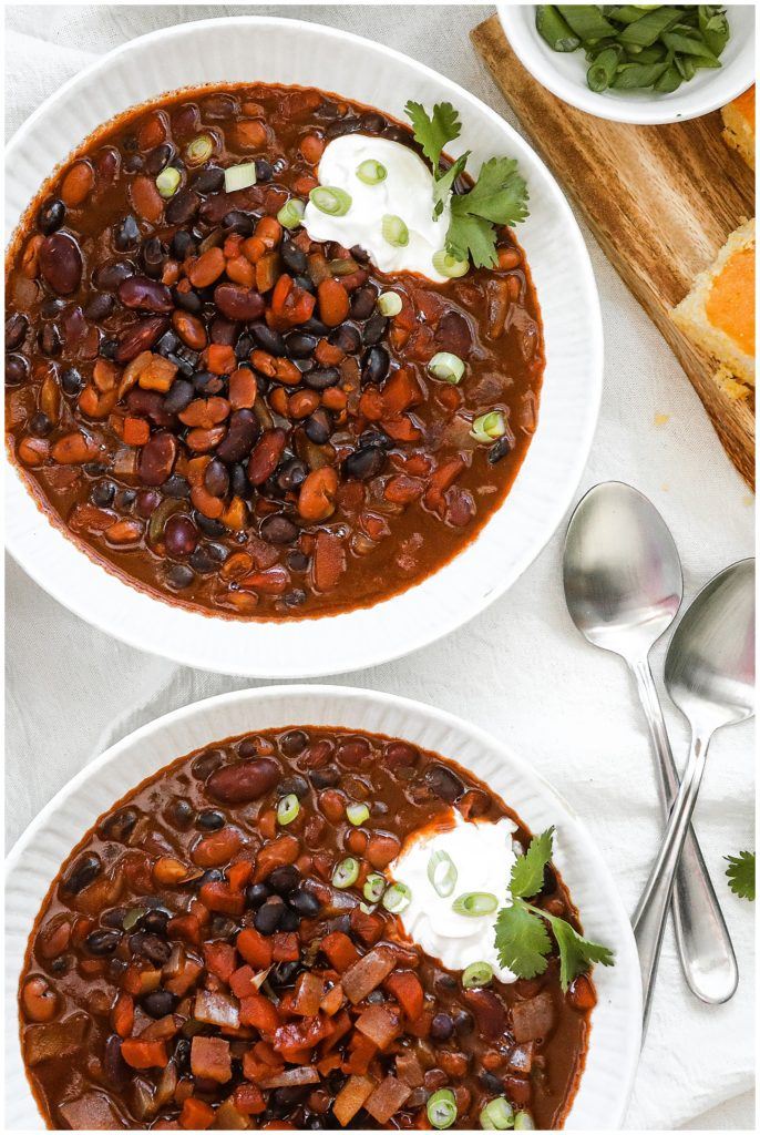 Three bean chili