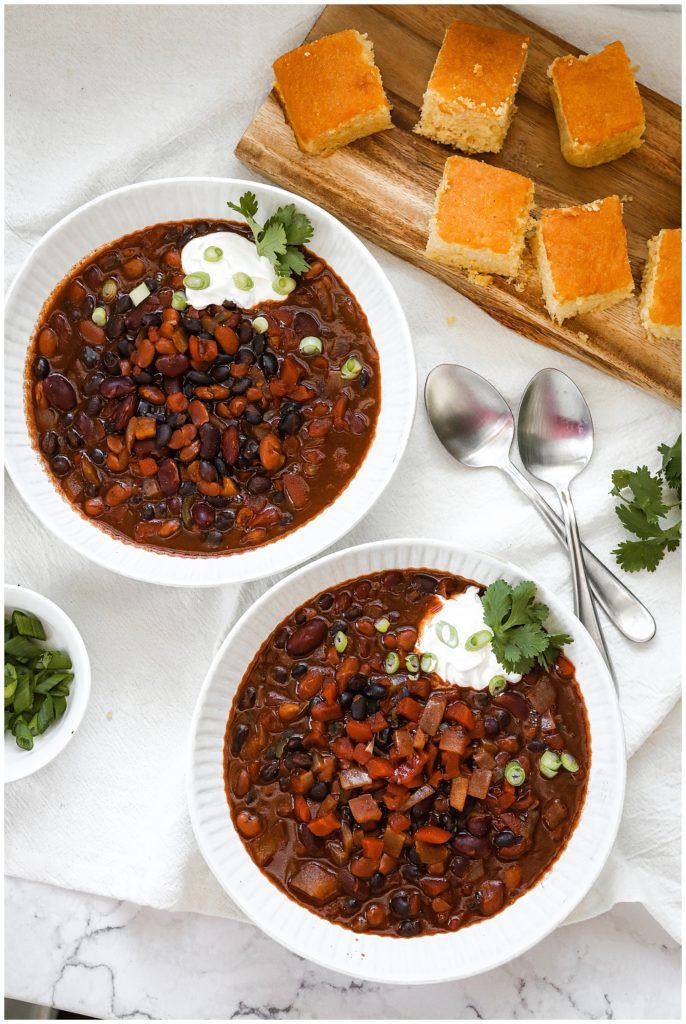 Three bean chili