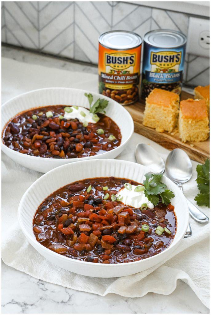 Three bean chili