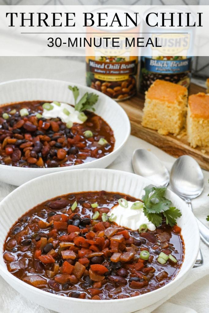 Three bean chili