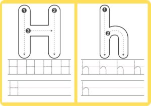 Tracing Letters H