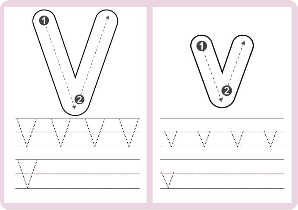 Tracing Letters V