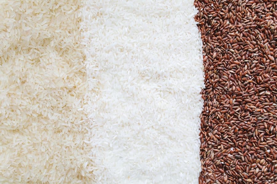 different types of rice