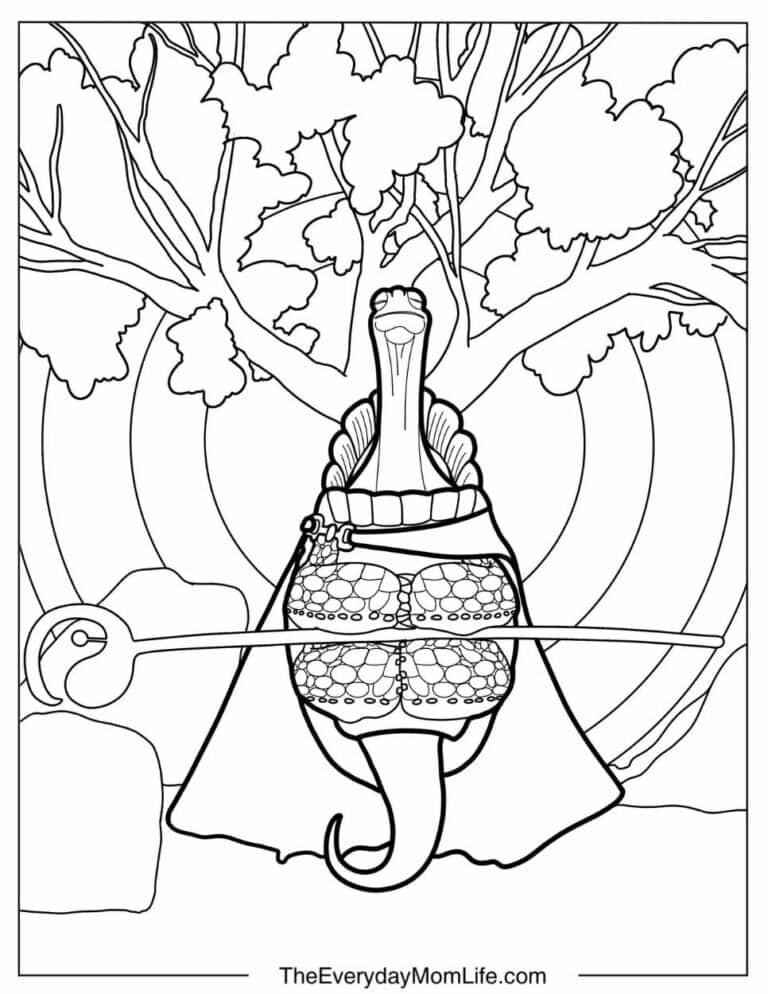 30 Free Printable Kung Fu Panda Coloring Pages