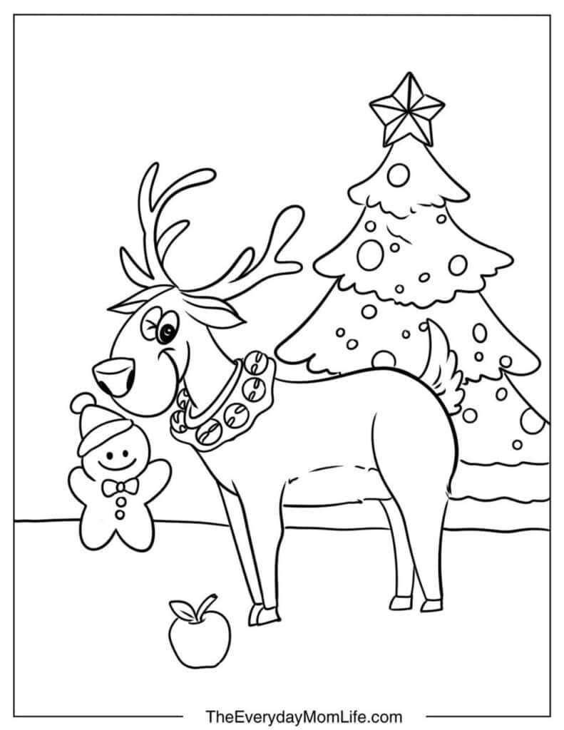Cute Christmas Deer