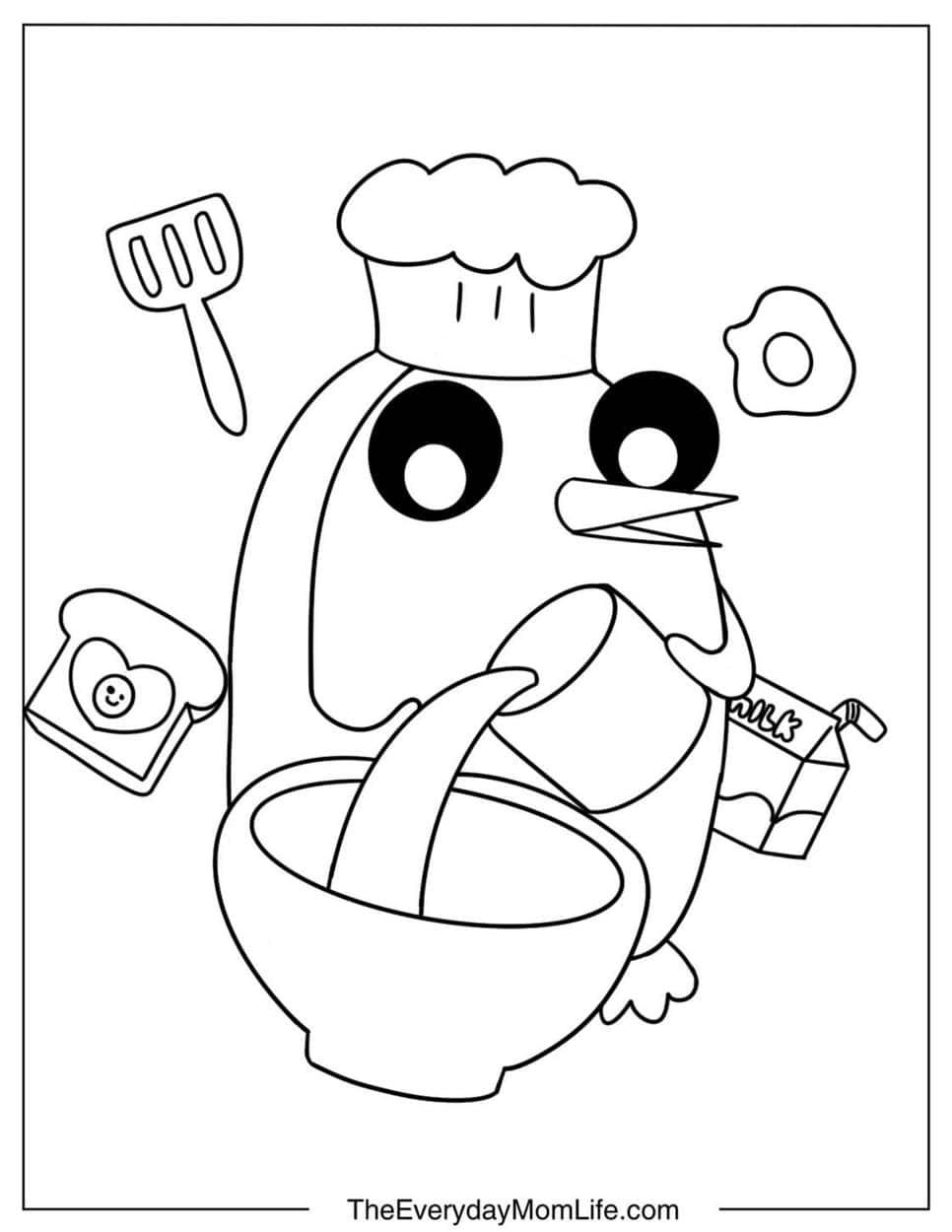 Penguin Coloring Pages For Kids (Free PDF)