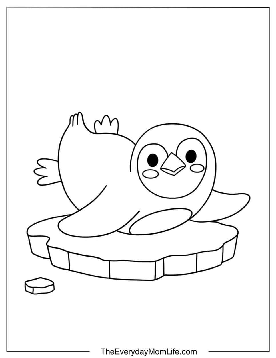 Penguin Coloring Pages For Kids (Free PDF)